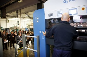 Dimostrazioni di efficienza sulla nuova KBA Rapida 145  