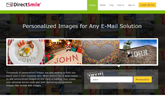 DirectSmile startet jetzt ein zusätzliches Angebot in der Cloud. Die neue Online-Plattform liefert personalisierte Bilder für E-Mails.